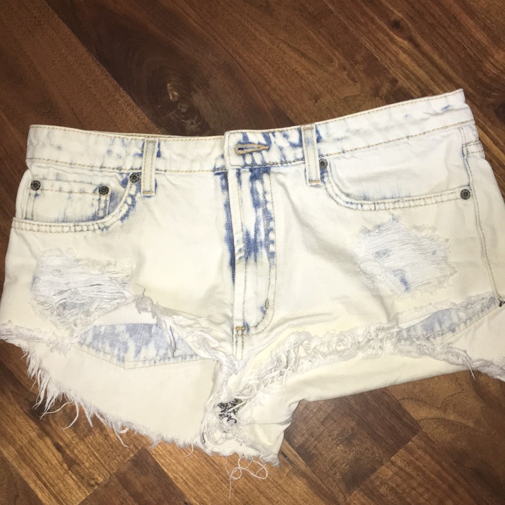 Denim shorts